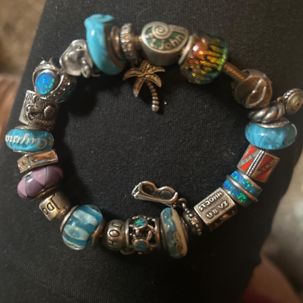 Pandora sterling bracelet over 22 charms - Picture 5 of 5